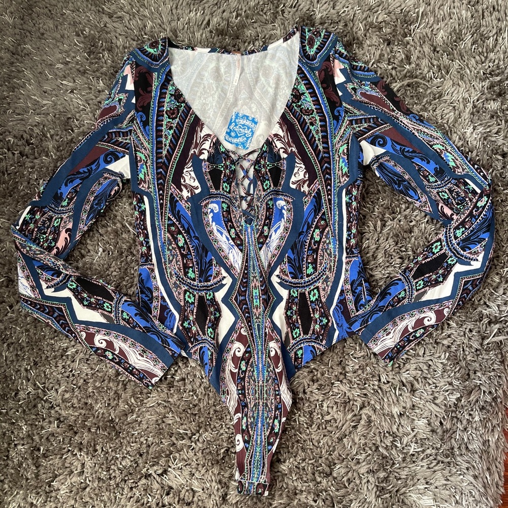 ๐จ FINAL SALE!! NWT Free People Pick a Place Bodysuit! - Picture 4 of 9